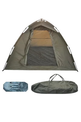 Oval brolly day shelter setup for carp fishing, OEM factory specification guide