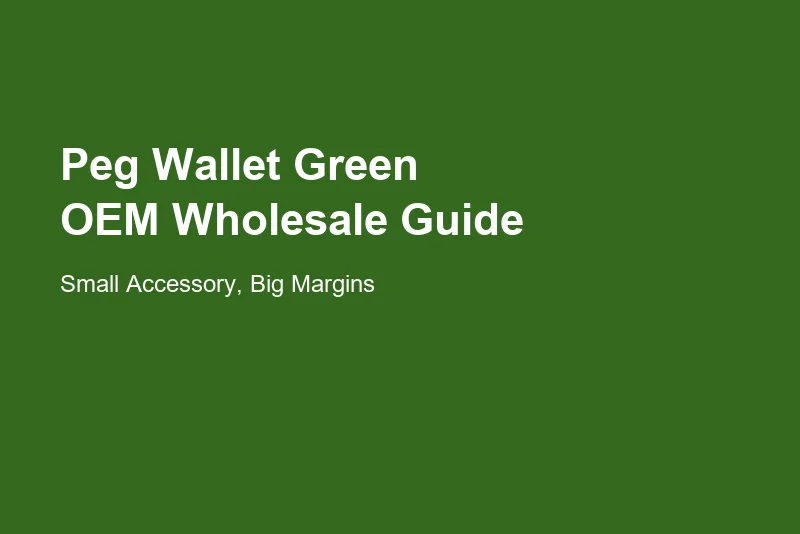 Green 600D polyester peg wallet with YKK zipper for carp fishing OEM wholesale